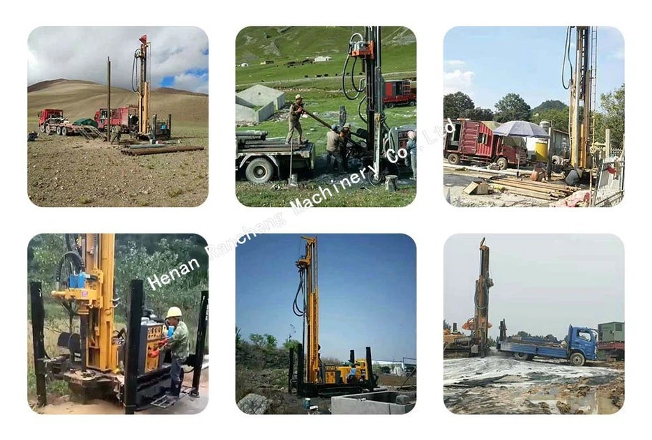 800m Depth Water Well Drilling Equipment 153KW Engine 140mm - 500mm Diameter
