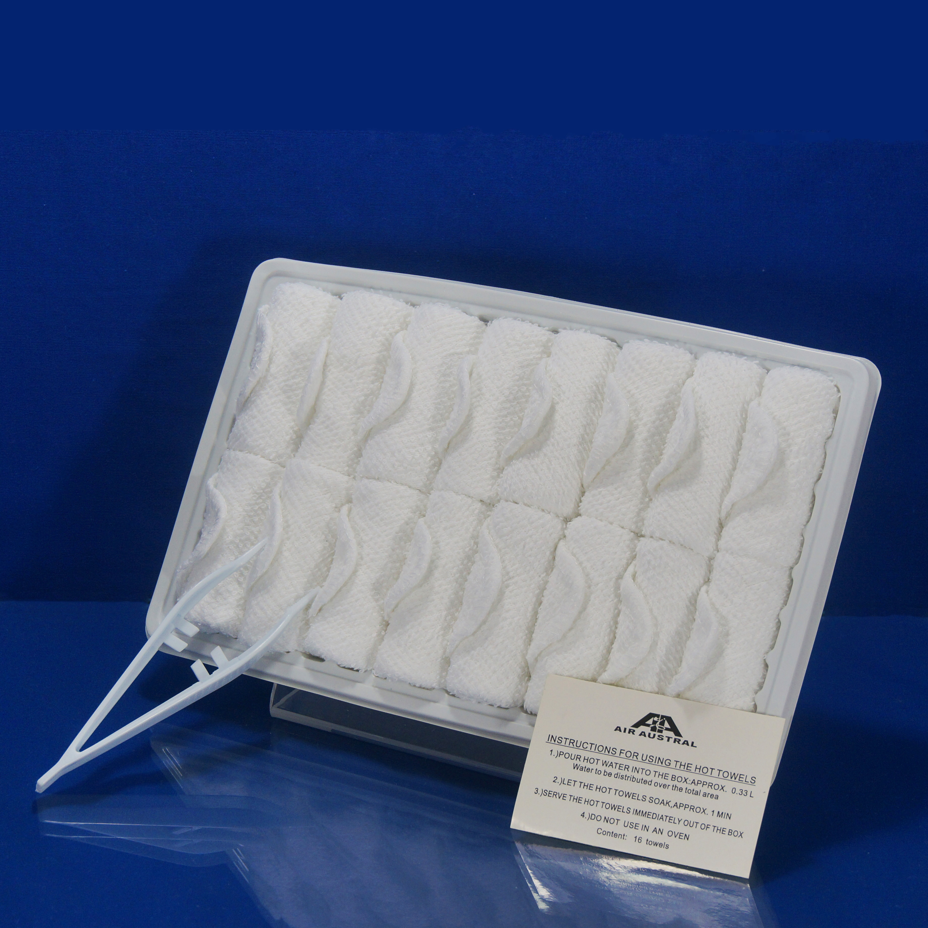 Airline cotton disposable hot towel