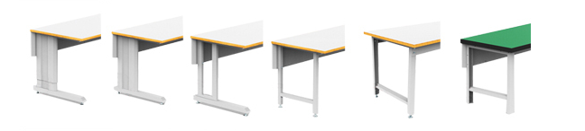 Grey Metal 10e6 Ohms Electronic Workstation ESD Workbench