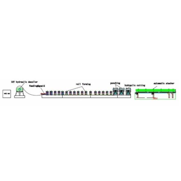 12-15m/Min Automatic Silo Forming Machine , Silo Panel Roll Forming Machine