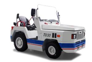 Wholesale TD30 White Color Steel Electric Aircraft Tow Tractor , Electric Platform Truck Electric Tow Tugs from china suppliers
