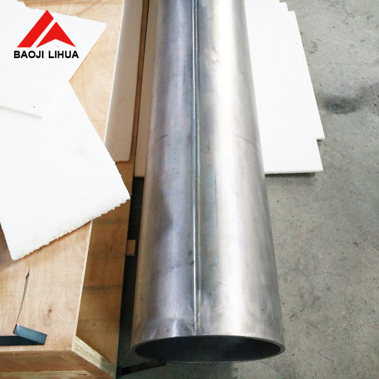 Titanium Cylindrical Tube Polished Finish 20% Elongation 1000MPa Tensile Strength