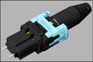 Wholesale Super Short Sleeve MPO MTP Fiber Connector High Bending And Tensile Resistance from china suppliers
