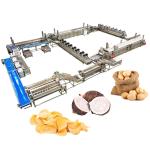 Electric Heating Full Auto Frozen French Fries Making Machine 100kg 300kg 500kg