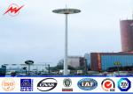 45M Galvanized Octagonal High Mast Light Pole Platform 80 nos LED Light For