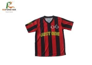 Wholesale Slim Fit V Neck Custom Printed T Shirts Gym Sport Polyester Short Sleeve from china suppliers