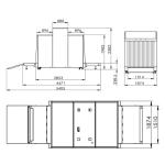 800KG Conveyor 36AWG SF150150 X Ray Baggage Scanner