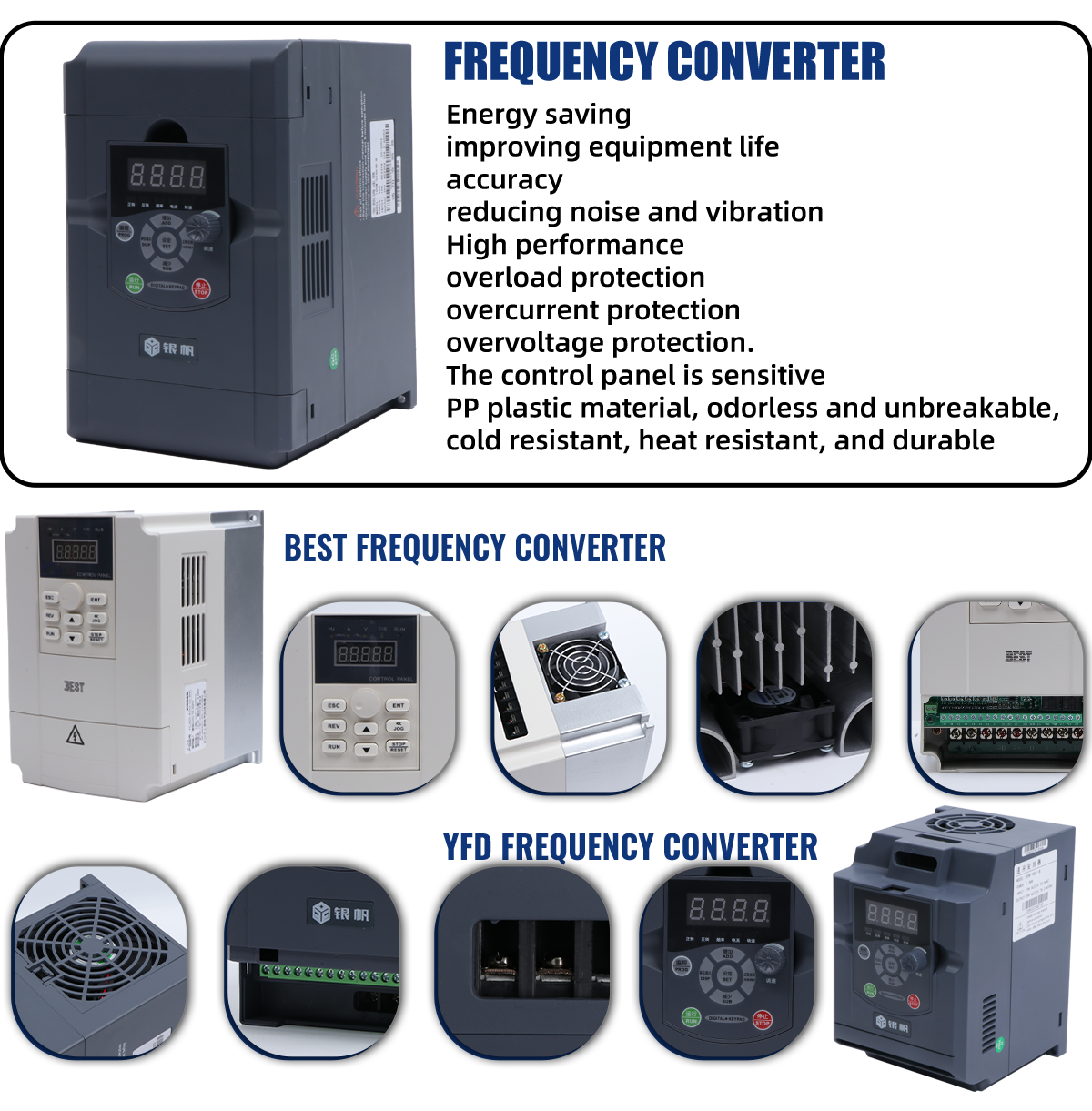 Garment Shop Frequency 400Hz 2.2KW Square Spindle Motor for Wood Lathe and CNC Router