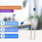 Saliva Ejectors High Quality Colorful Transparent Evacuation Surgical Suction