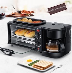 Wholesale Household Bread Pizza Mini Oven Frying Pan Multifunction Coffee Maker 3 In 1 from china suppliers