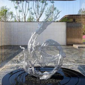Wholesale Urban Street Art Decorative Metal Sculpture Modern Stainless Steel Handmade from china suppliers