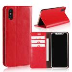 iPhone 8 Case, Genuine Leather Wallet Case Folio Flip Cover for iPhone 5/6/7/8/X