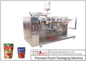 Wholesale Sauce Premade Pouch Packaging Machine For Doypack , 3/4 Sides Sealed Bags , Pillow Bags from china suppliers