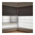 Customizable Woven Roman Shade Cordless Printed Blinds Windows Linen Shades