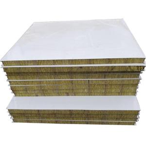 Wholesale 48kg3 Fire Insulation Mineral Panel Rock Wool Sandwich Panel Roof Acoustic Wall from china suppliers