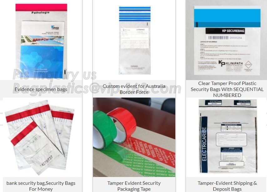 security deposit bags bank deposit bags cash deposit bags, general bank plastic deposit bags supply, Coin and Bank Note