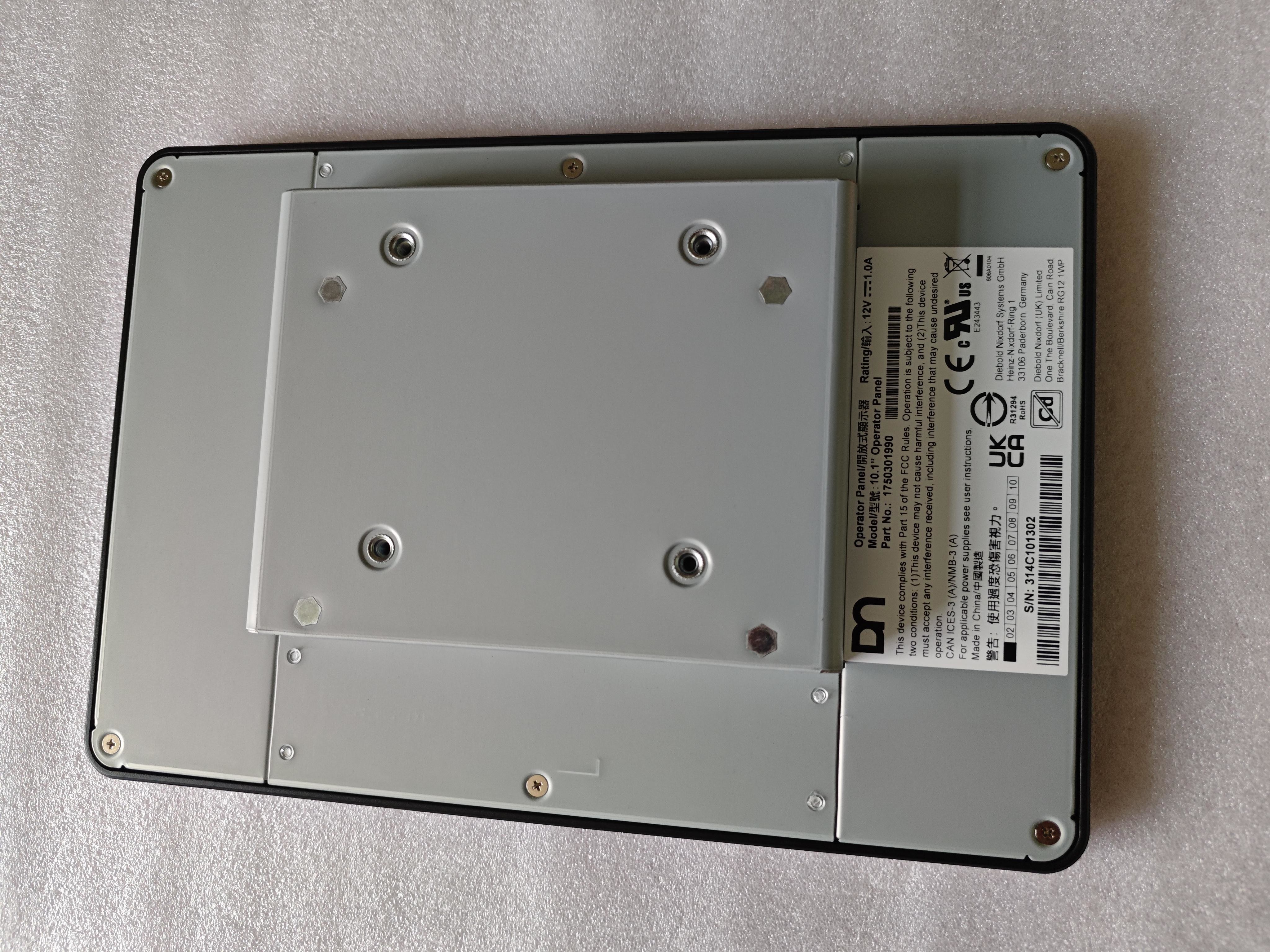 1750301990 01750301990 Diebold Nixdorf Operator DN200 Panel 10.1 Inch 12V ATM Spare Parts