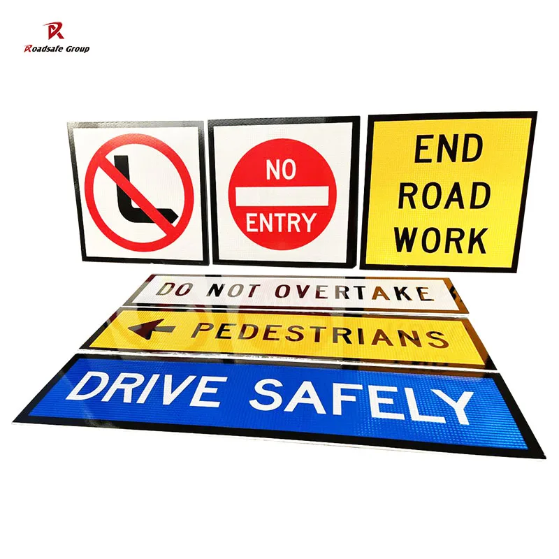 Australian Standard Class 1 Traffic Sign PVC Controller Corflute Multi Message Signs 600x600mm