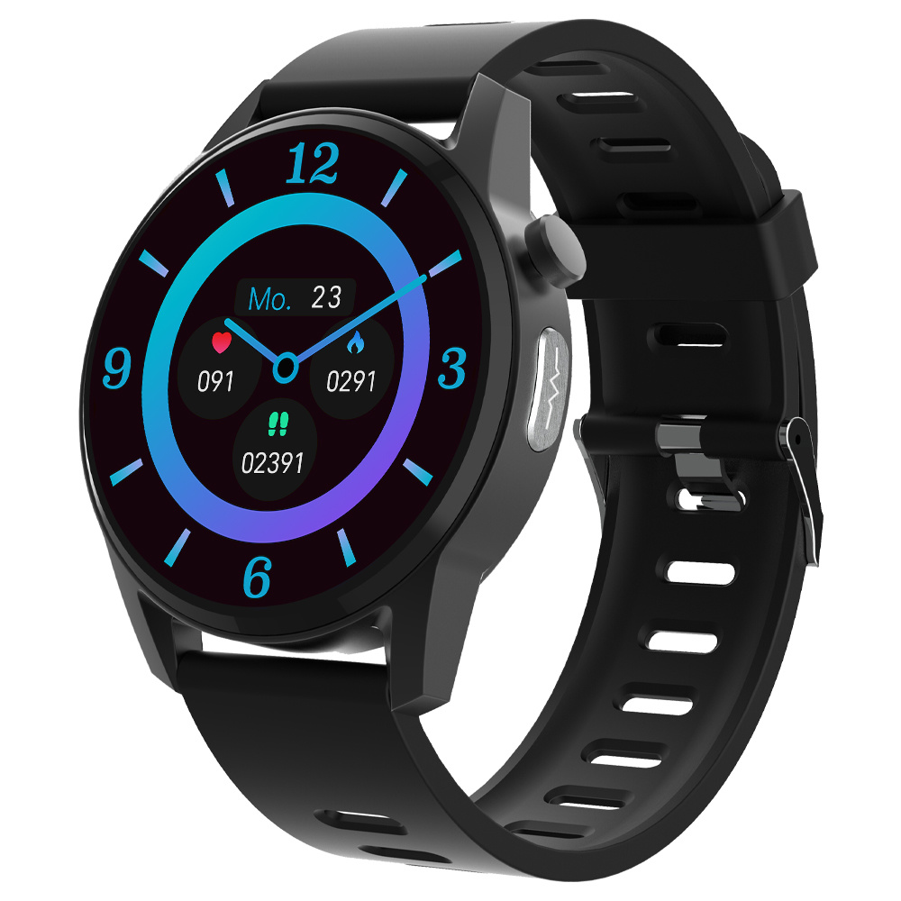 Hot Sell Full Touch Round Display Reloj Smart Watch Sw11z with ECG, Blood Pressure Hrv Monitor