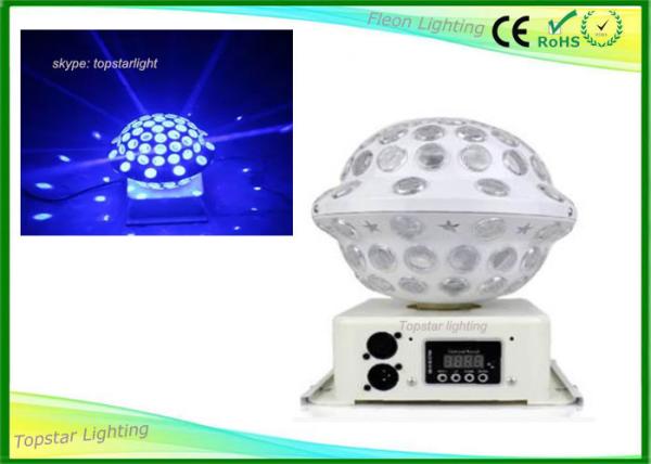 Disco Dj Stage Light 6x3w Led Crystal Magic Ball Light Non - Polar Rotation Up