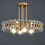 Chandelier lighting for dining room Home Decoration Gold Round Kitchen Fixture