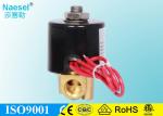 Direct Acting Electric Water Valve For Water Flow , Custom Solenoid Operated