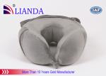 Velboa Fabric Travel Neck Pillow For Airplane , Bus , Train , Car And Home Use