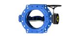 Stainless Steel Butterfly Control Valve , Ductile Iron Double Offset Butterfly