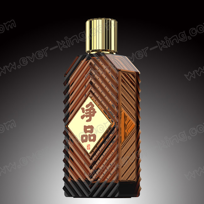 Customized New Style Liquor Drink Glass Bottle Empty 700ml