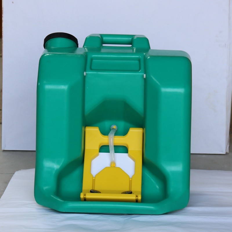 15 minutes Bright green Emergency portable eyewash station/ 60L eye washer, Gravity Fed Eyewash similar to HAWS