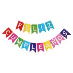 Printed Feliz Cumpleanos Party Decoration Items Garland Fishtail Swallow Tailed