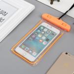 Fluorescent Waterproof Cell Phone Pouch , Sensitive Touch Mobile Phone