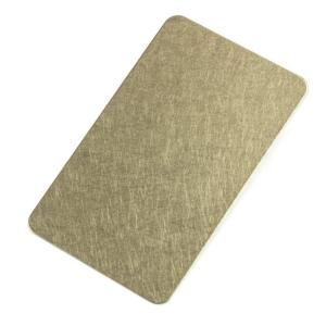 Wholesale Vibration Finish Decorative SS Sheet Color With PVC Film Coated Stainless Steel Plate 304 from china suppliers