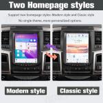 10.5 inch Touch Screen Android 13 Stereo DVD Player For 2013-2019 Dodge Ram