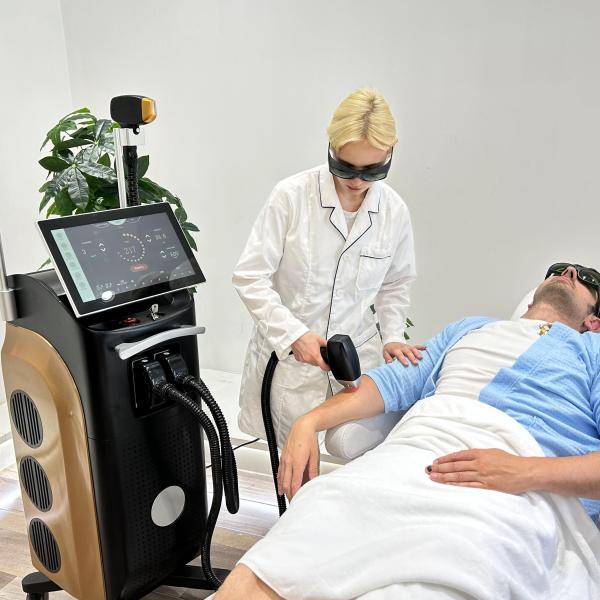 Q-Switch NO 50% off Weifang KM 755 1064 808nm Trio Wavelength Ice Laser Hair
