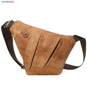 Wholesale None Pattern Type Genuine Leather Minibook Crazy Horse Leather Messenger Bag for Man from china suppliers