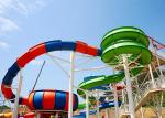 Customized Color Family Boomerang Water Slide