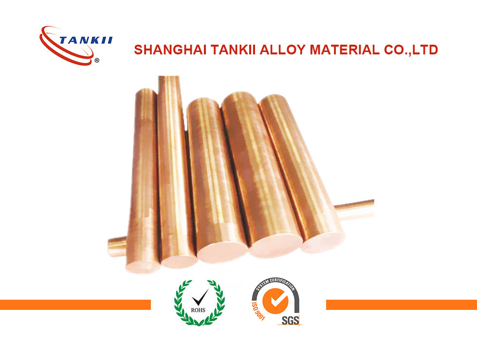 CuZn30 DIN 200mm Brass Threaded Rod 20mm Thickness
