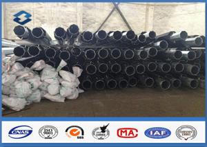 Wholesale 2 Segments Hot Dip Galvanizing Steel Pole with Slip Joint 100% compelete Penetration from china suppliers