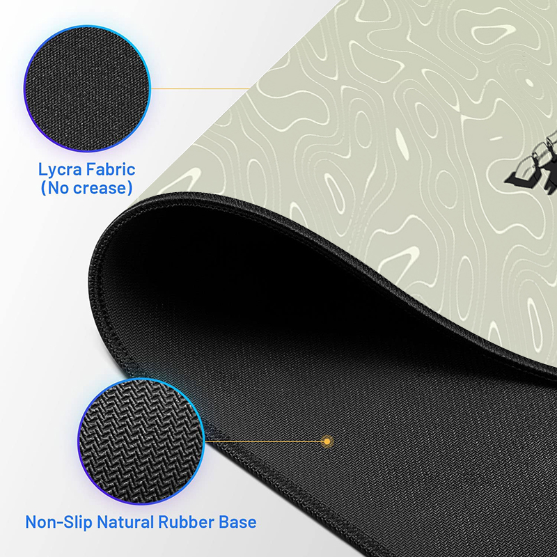 Office Desk Mat Mousepad with Waterproof Rubber Gaming Mouse Pads in XL XXL XXXL