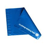 14x18in 2.5mil blue print poly garment bags colored poly shipping bags large