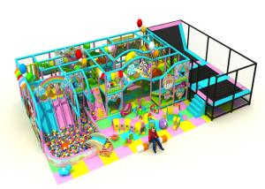 Wholesale Kids Play Park Equipment / Interior Playground Equipment With Big Trampoline from china suppliers