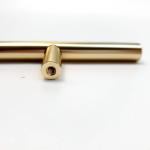 Electroplating Gold 190mm T Bar Stainless Steel Cabinet Handles For Living Room