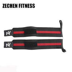 Wholesale 45cm Wrist Wraps Fitness Polyeste 8cm Support Gym Custom Weightlifting Straps from china suppliers