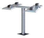 Factory Price Car Washing Lift 3.5ton Single Post In Ground Hydraulic Car Lift