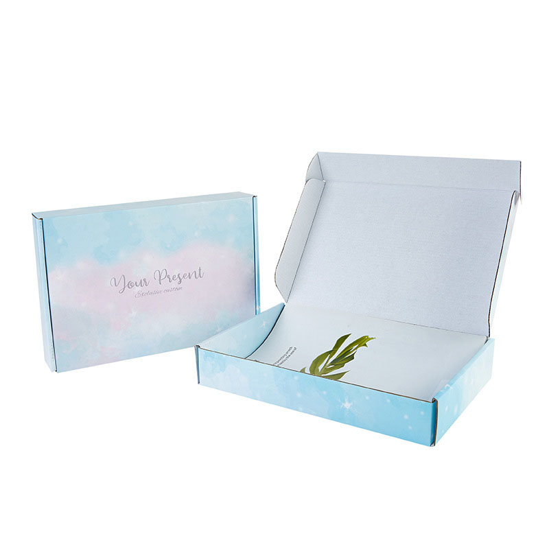 Custom Foldable Paperboard Mailer Gift Airplane Box for Clothing T-Shirt Packaging