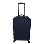 Blue Leisure 600D Polyester EVA Carry On Suitcase