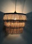 Gold Collapsible Tassel Fringe Lampshade 300*220MM Chandelie