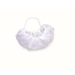 White Breathable NonWoven Earloops Disposable Beard Cover for Long Beard