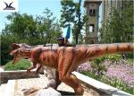 Kiddies Lovely Large Ride On Dinosaur For Playground / Shopping Mall / Zoo Park